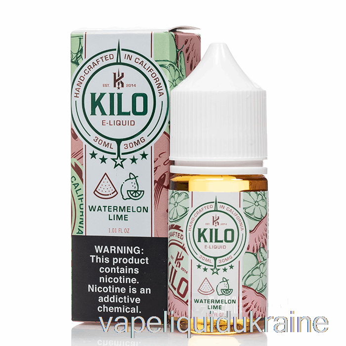 Vape Liquid Ukraine Watermelon Lime - Kilo Revival Salts - 30mL 30mg
